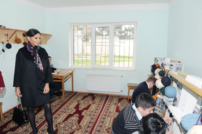 Birinci xanım Mehriban Əliyeva Xəzər rayonunda təmiri və əsaslı surətdə yenidən qurulması nəzərdə tutulan bir sıra obyektlərdə olub (FOTO)